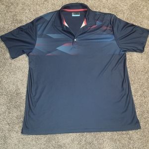PGA Tour Golf Polo. Navy XL Dry Fit.